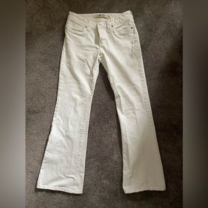 Gap boot cut white jeans. Size 6
